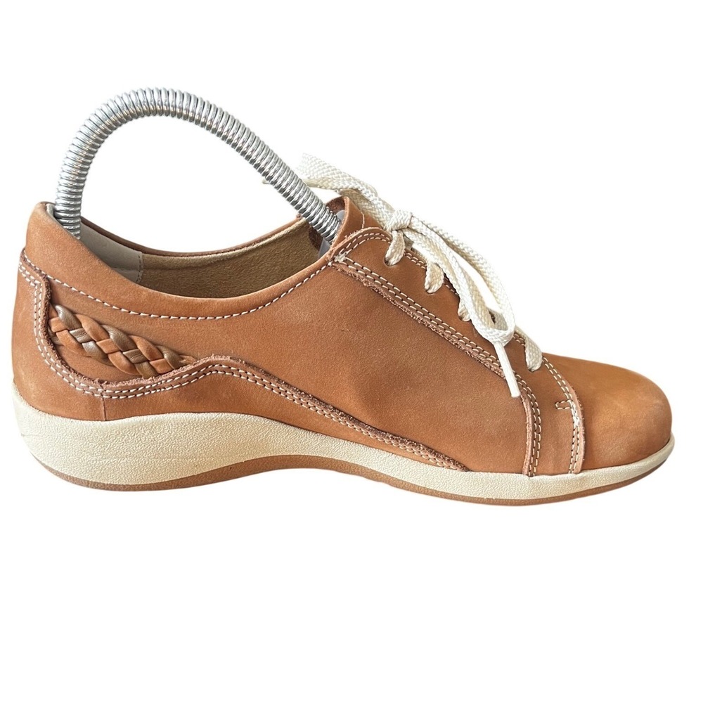 Aetrex Dana Leather Lace Up Comfort Walking Shoes Women US 7.5-8 EU 38 UK 5.5-6 - Picture 5 of 8